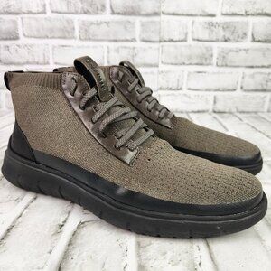 Cole Haan Generation ZeroGrand Men's Size 10 Green Stitchlite Hi-Top Shoe C38335